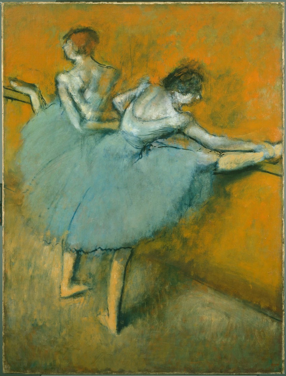 Danserinner ved barren av Edgar Degas