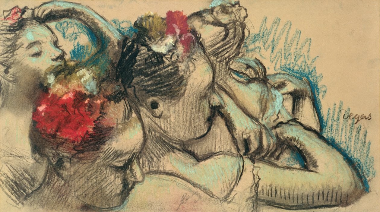 Dansere, ca. 1896-8 (pastell på papir) av Edgar Degas