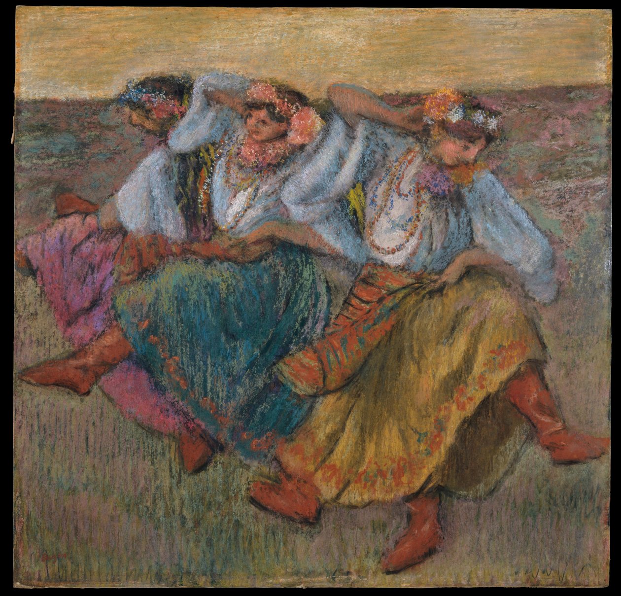 Dansere i ukrainsk drakt av Edgar Degas