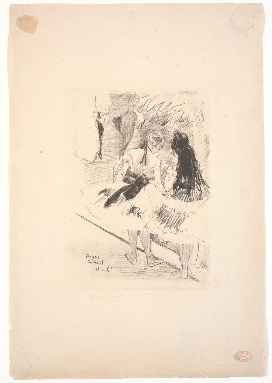 Bak scenen av Edgar Degas
