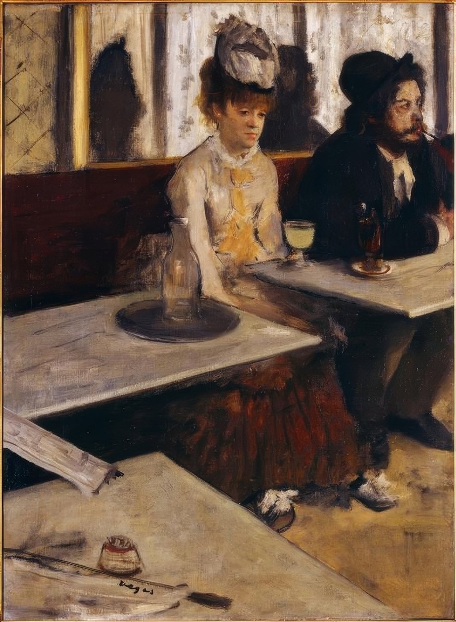 På en kafé, eller Absinthe av Edgar Degas
