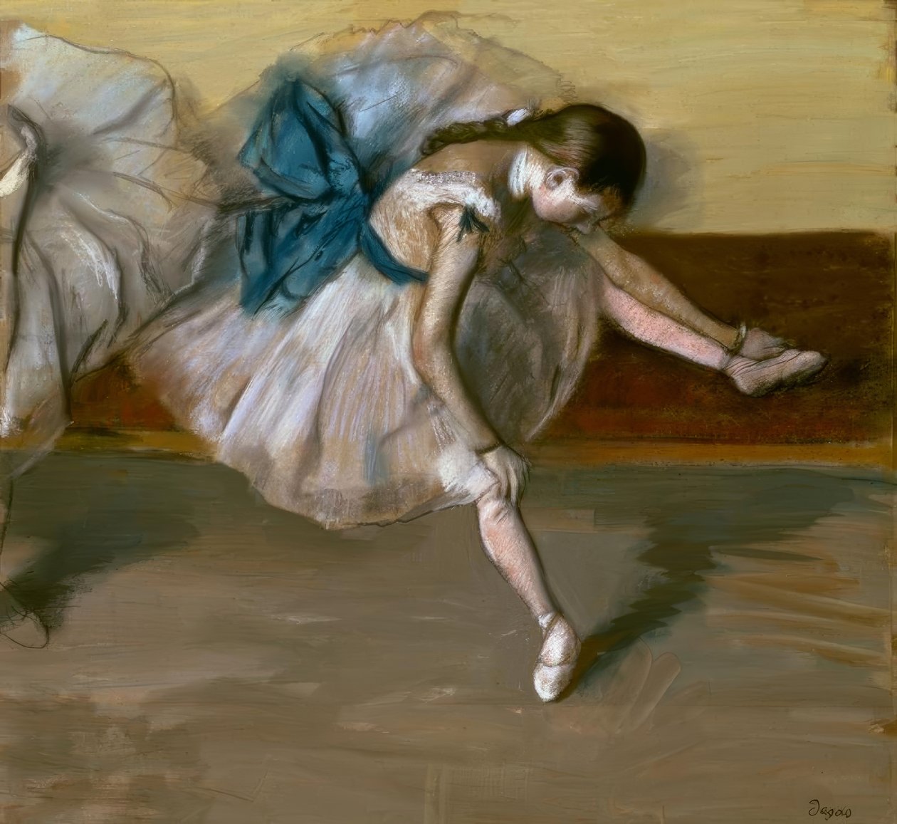 Danser hviler av Edgar Degas