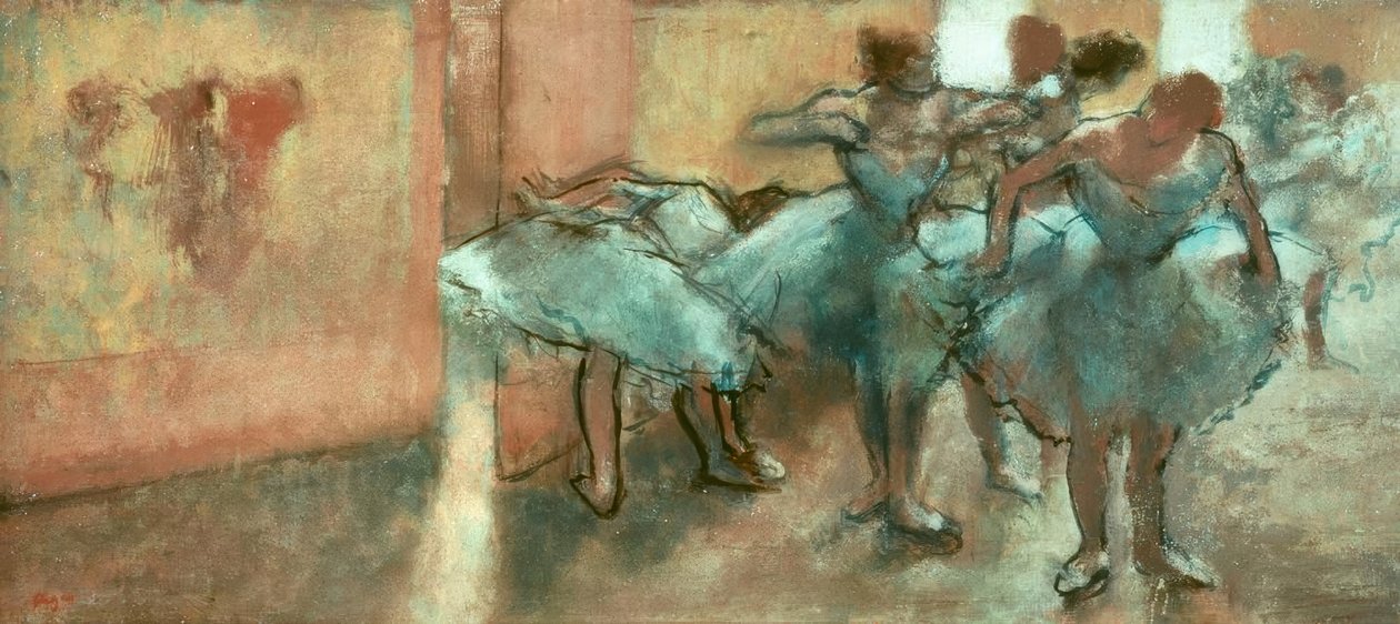 Dansere i foajeen av Edgar Degas