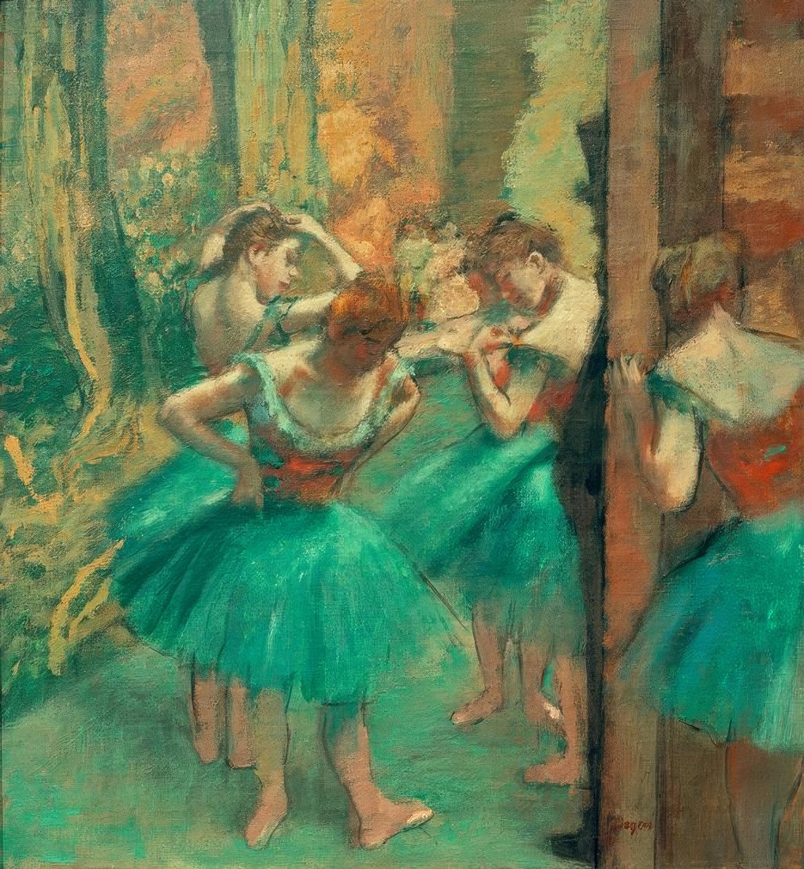Dansere i rosa av Edgar Degas