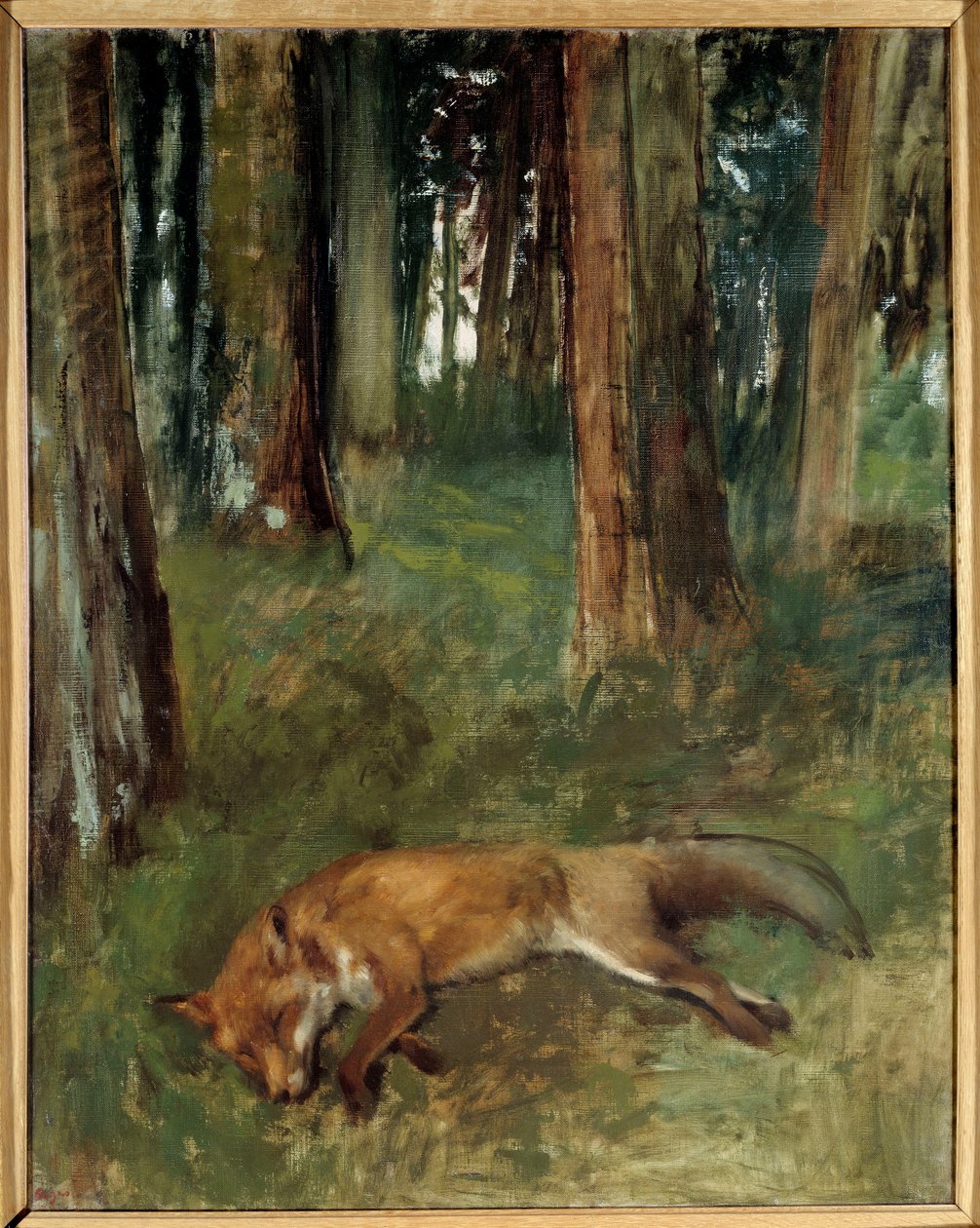 Død rev i et tre Maleri av Edgar Degas (1834-1917) Søn fra 1800-tallet. 0,92x0,63 m Rouen, Musee des Beaux Arts av Edgar Degas