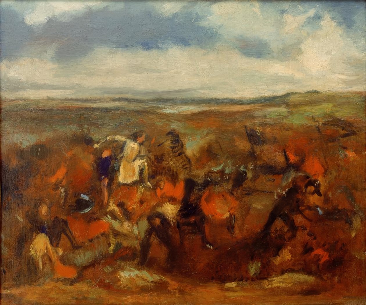 Slaget ved Poitiers av Edgar Degas