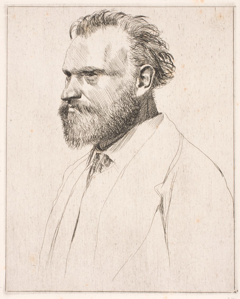 Edouard Manet. Portrett i brysthøyde av Edgar Degas