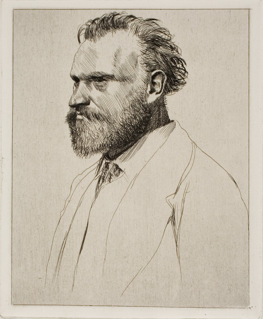 Édouard Manet, Portrett av bystelengde av Edgar Degas