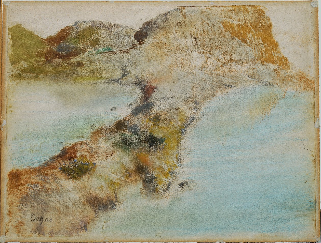 Steinete kyst av Edgar Degas