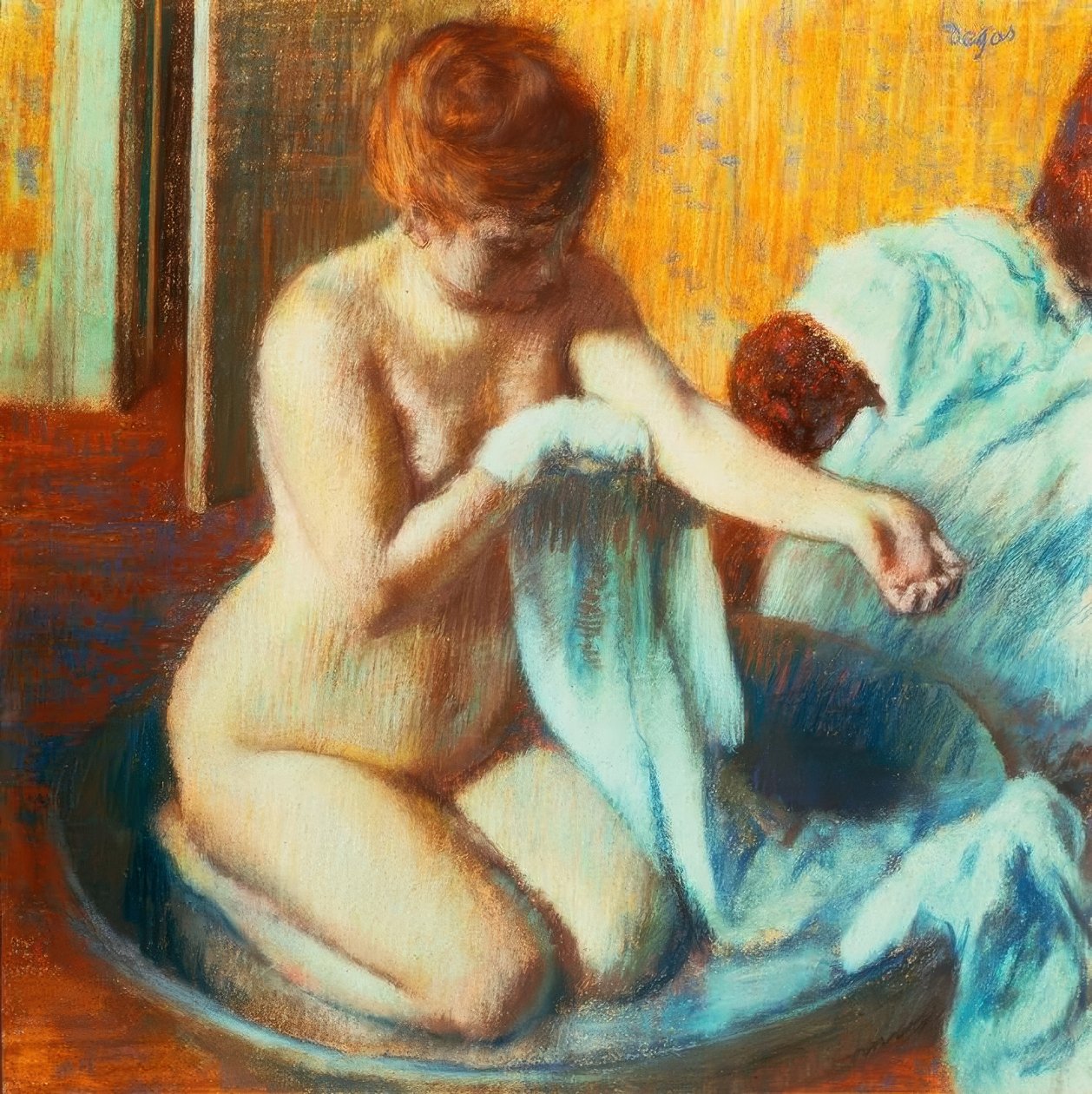 Kvinne i badekaret av Edgar Degas