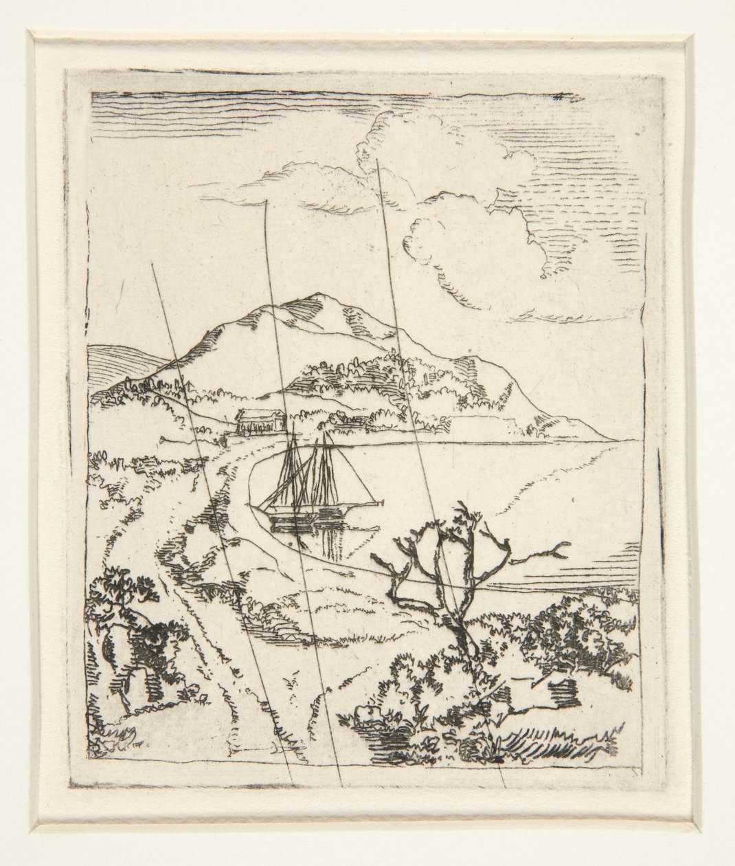 Gresk landskap, eller Anchorage av Edgar Degas