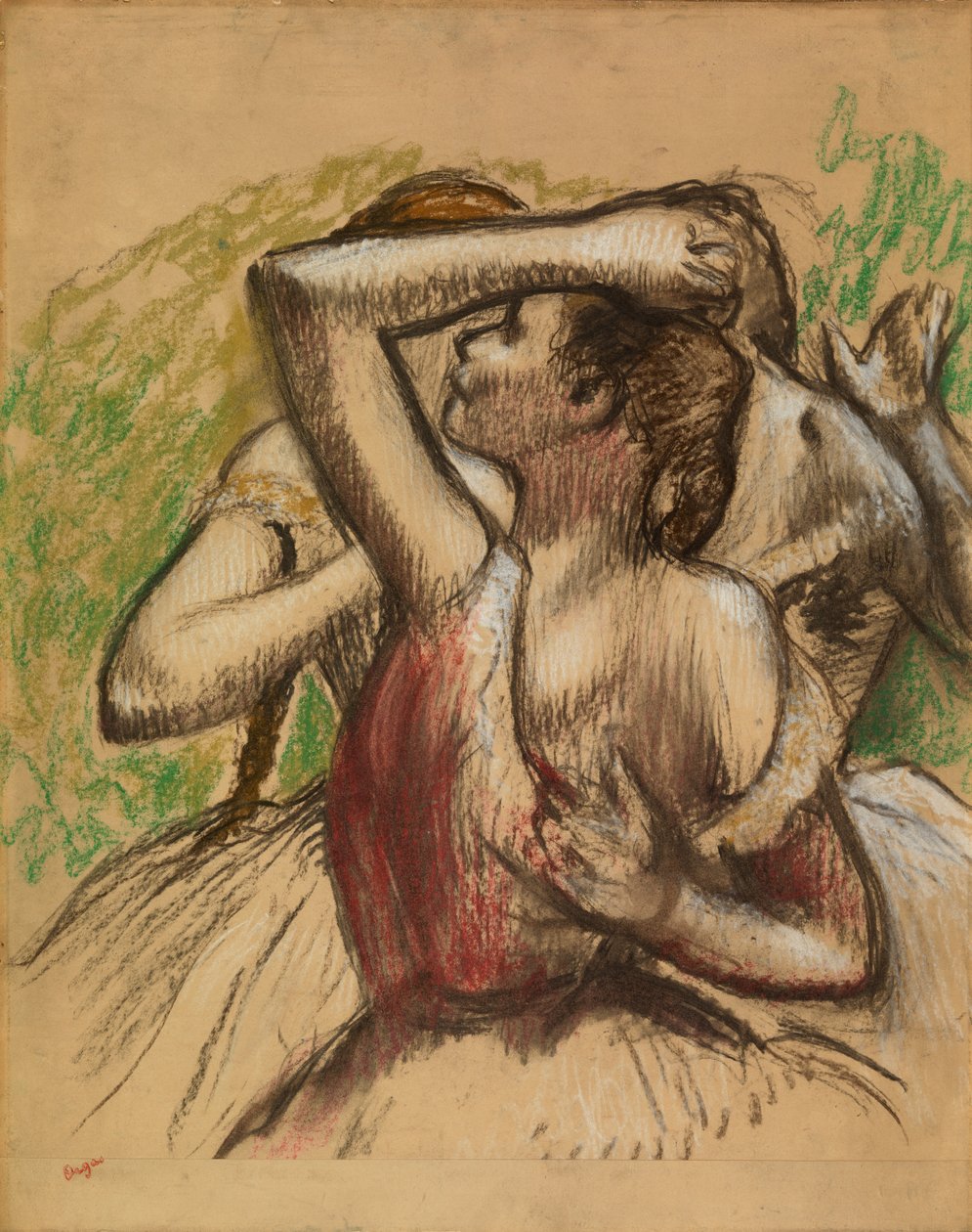 Gruppe av dansere av Edgar Degas