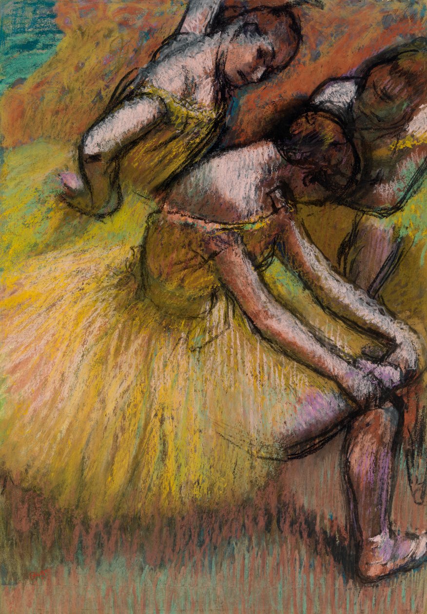 Gruppe av dansere av Edgar Degas