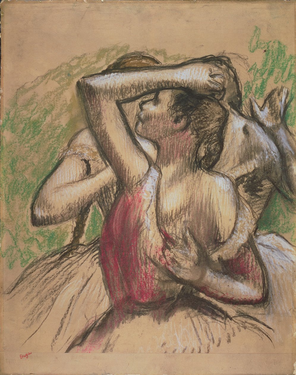 Gruppe av dansere av Edgar Degas
