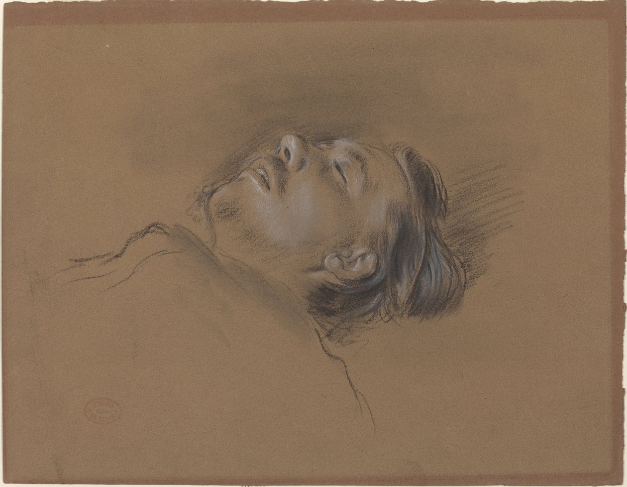 Leder for Fallen Jockey av Edgar Degas