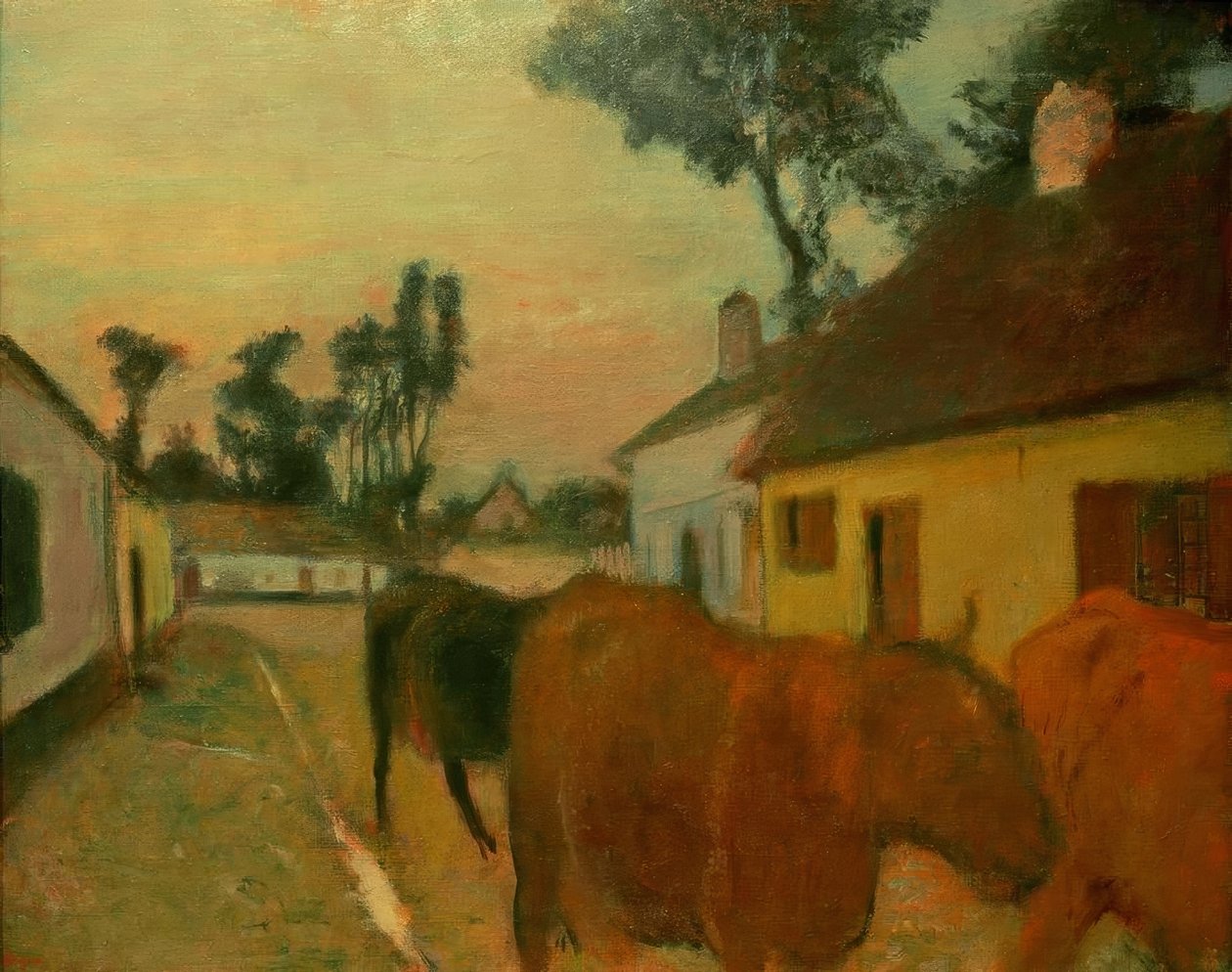 Retur av flokken av Edgar Degas