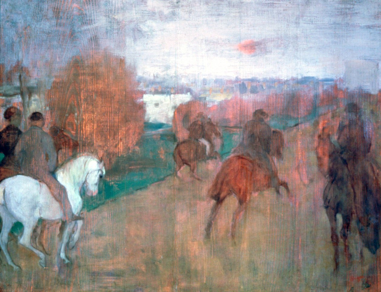 Ryttere, 1864-1868 av Edgar Degas