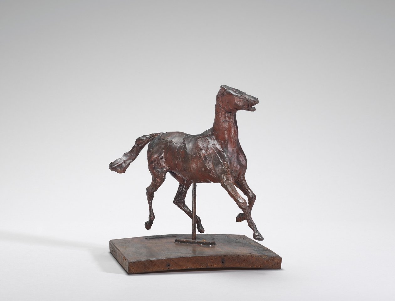 Hestetrav, føttene rører ikke bakken, 1870-tallet. av Edgar Degas