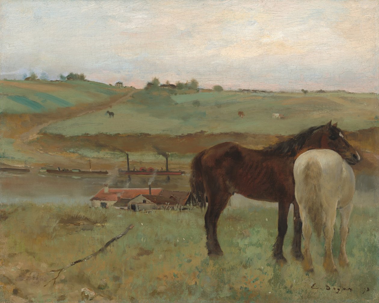 Hester i en eng av Edgar Degas