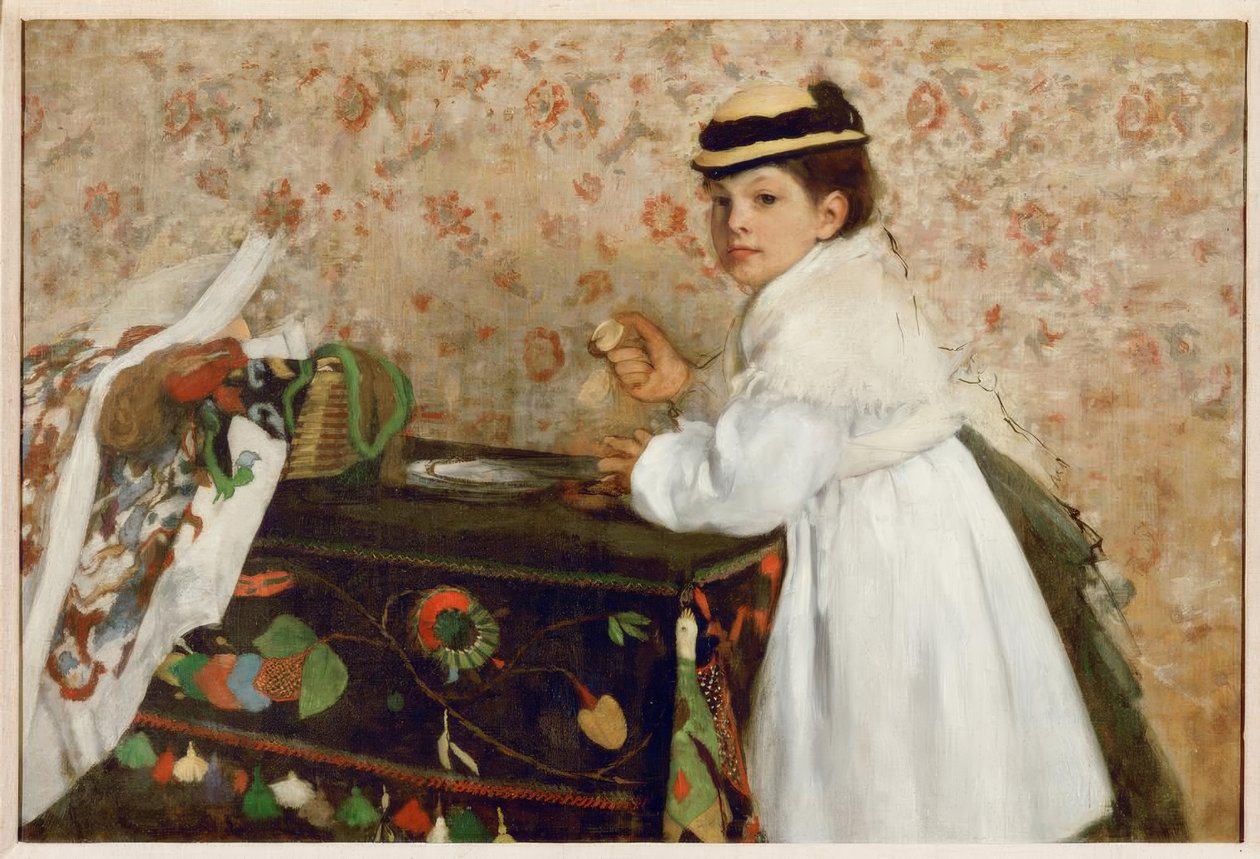 Hortense Valpincon av Edgar Degas