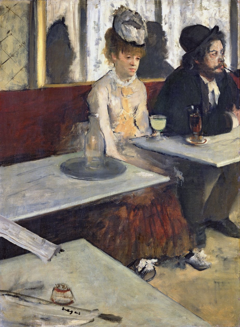 In a Cafe, or The Absinthe, ca. 1875-76 (olje på lerret) av Edgar Degas