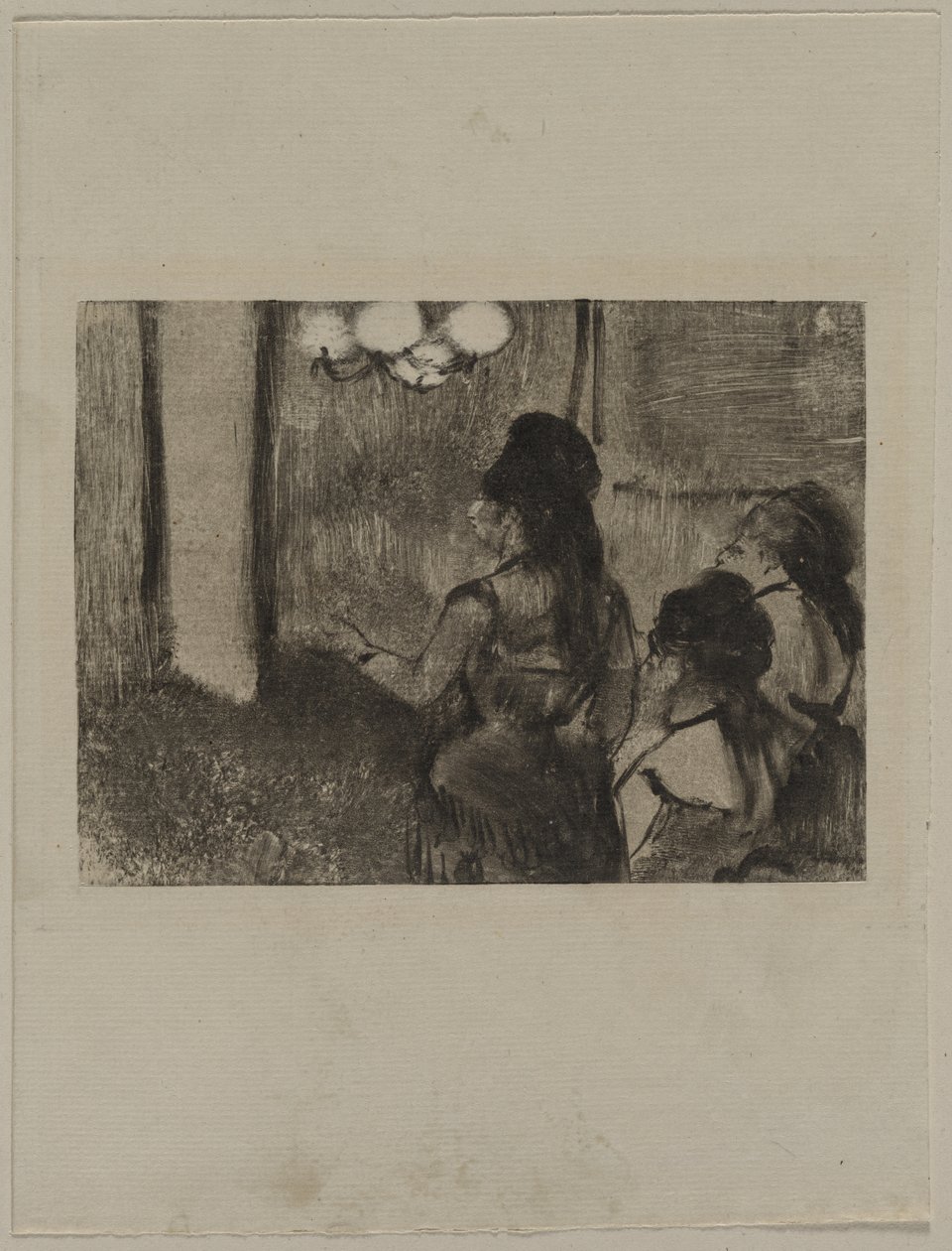 I Salongen av Edgar Degas