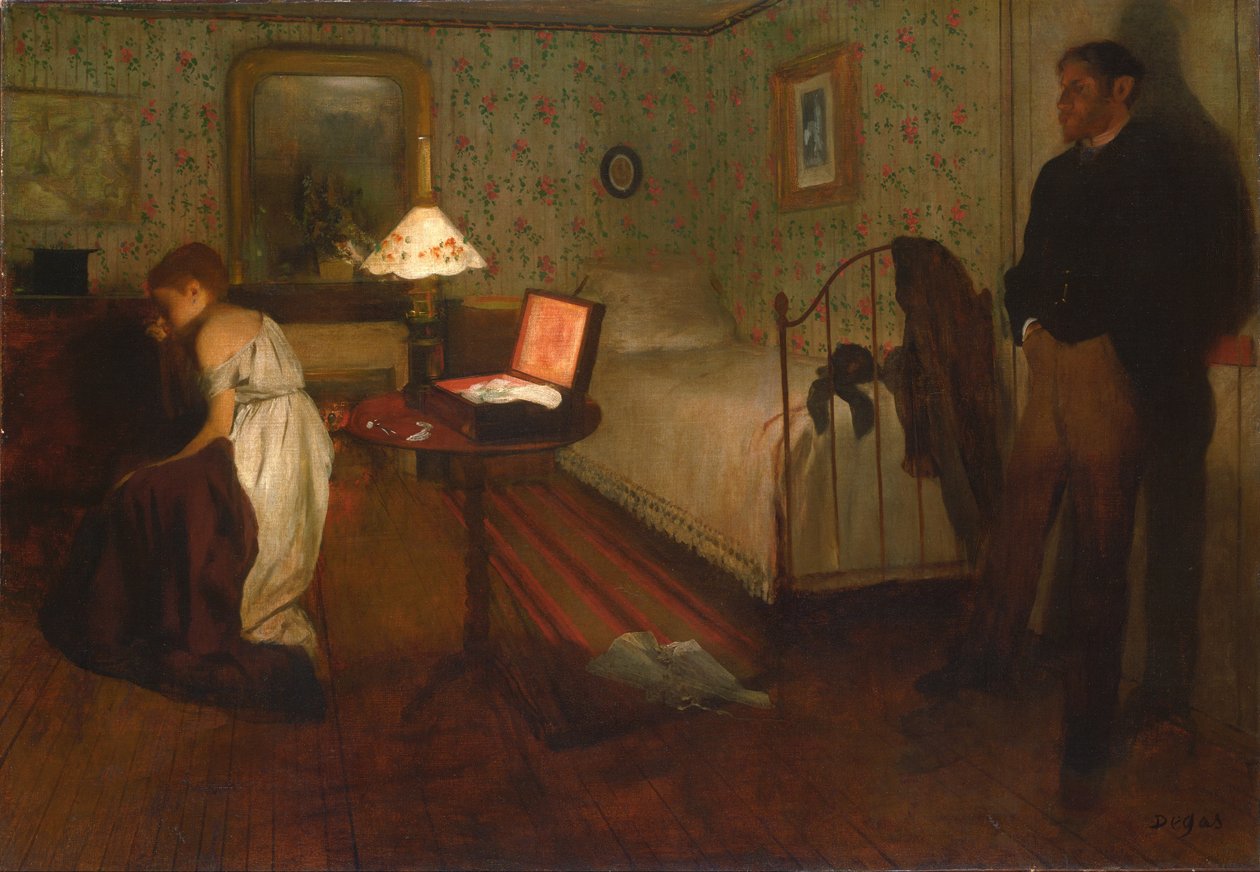Interiør av Edgar Degas
