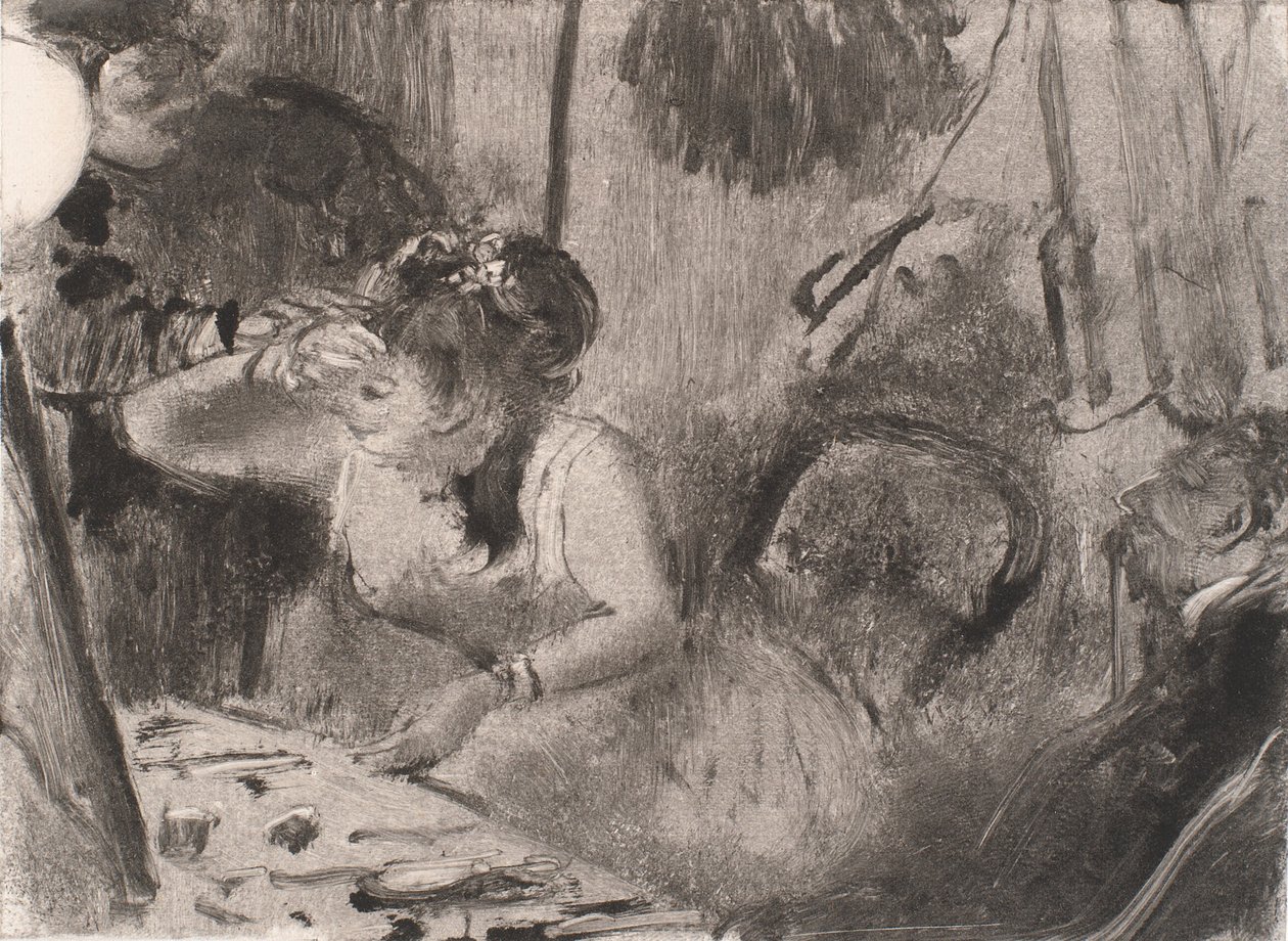 Fortrolighet av Edgar Degas