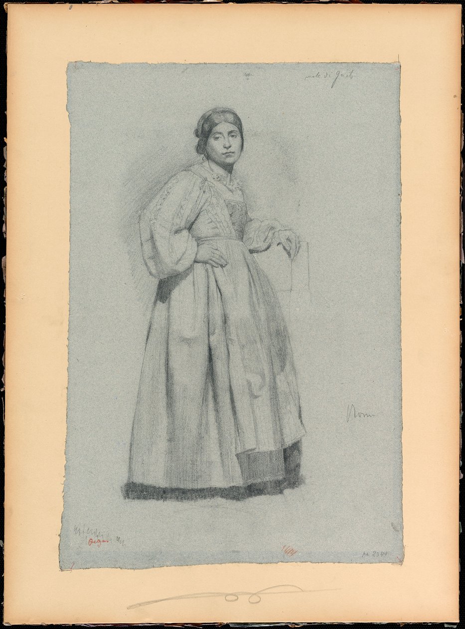Italiensk (Gaëta) av Edgar Degas