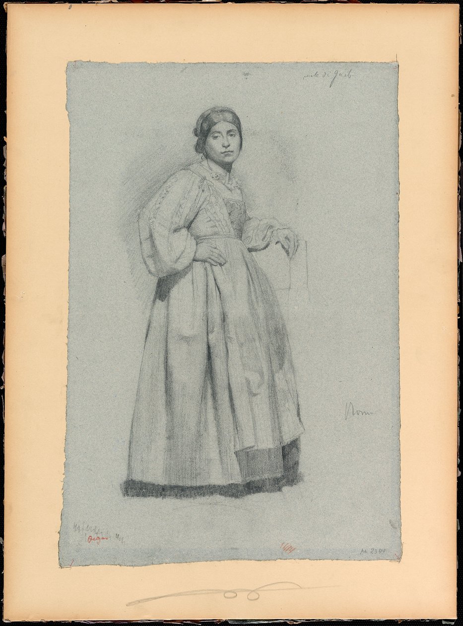 italiensk (Gaeta) av Edgar Degas