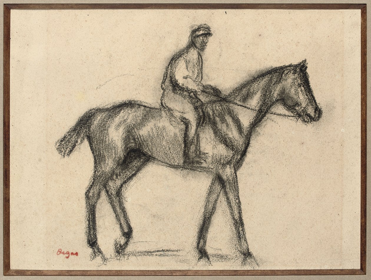 Jockey, av Edgar Degas