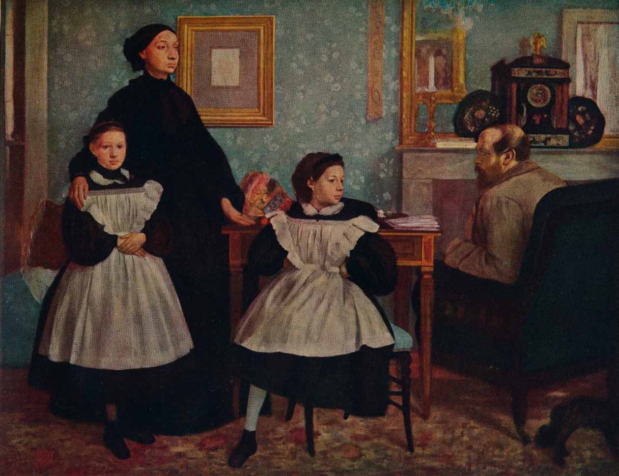 Bellelli-familien, c1867 av Edgar Degas