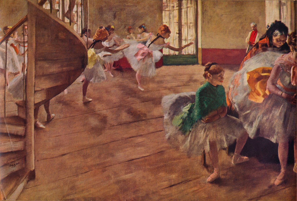 La Repetition, c1874 1935 av Edgar Degas