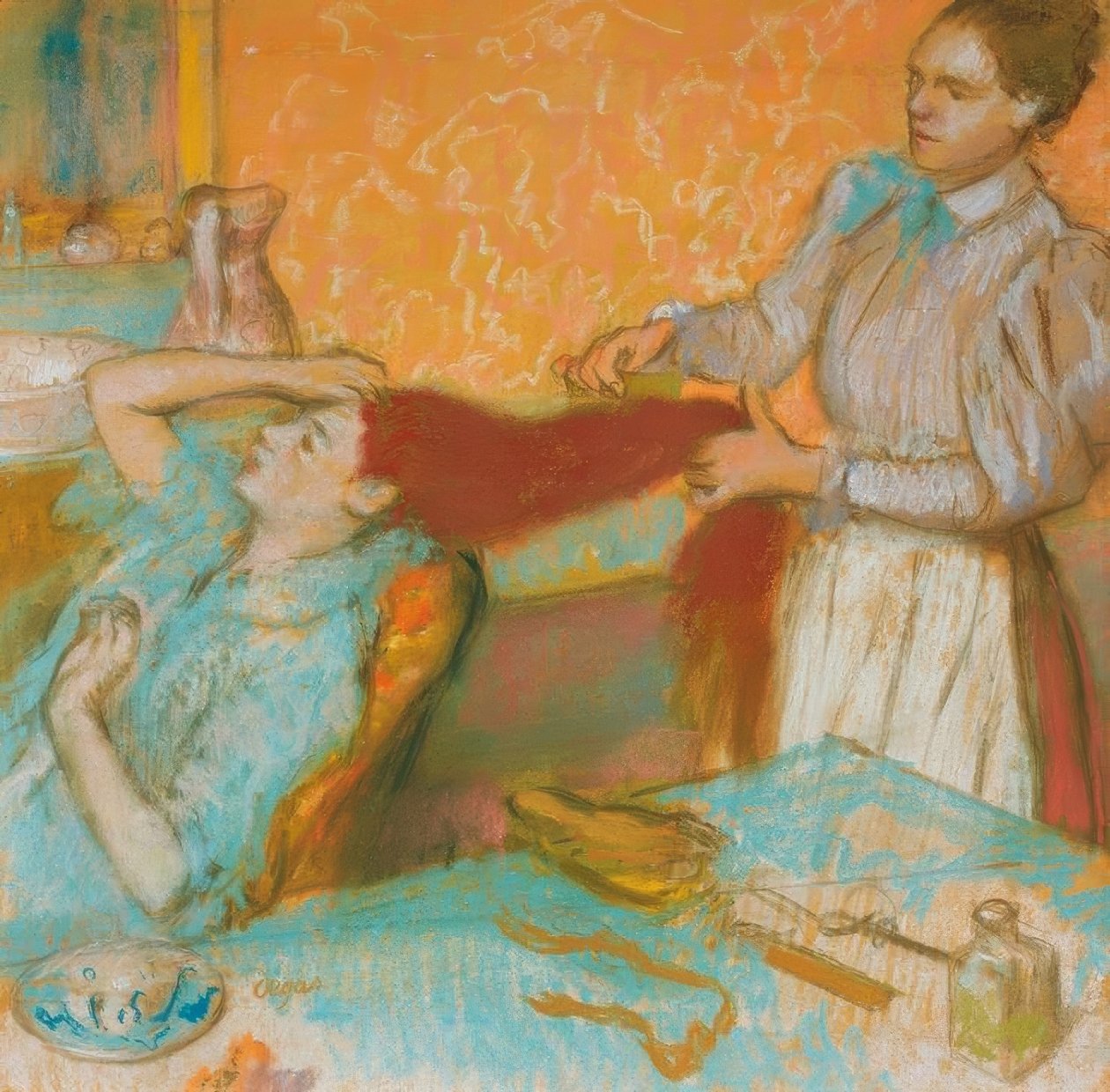 Frisyren av Edgar Degas