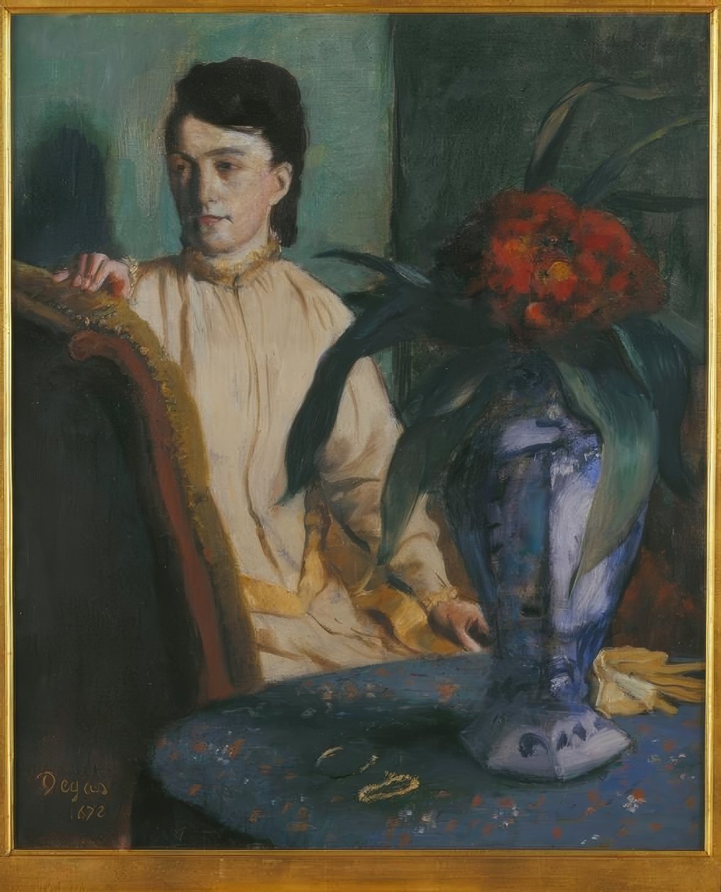 Kvinnen med vasen av Edgar Degas
