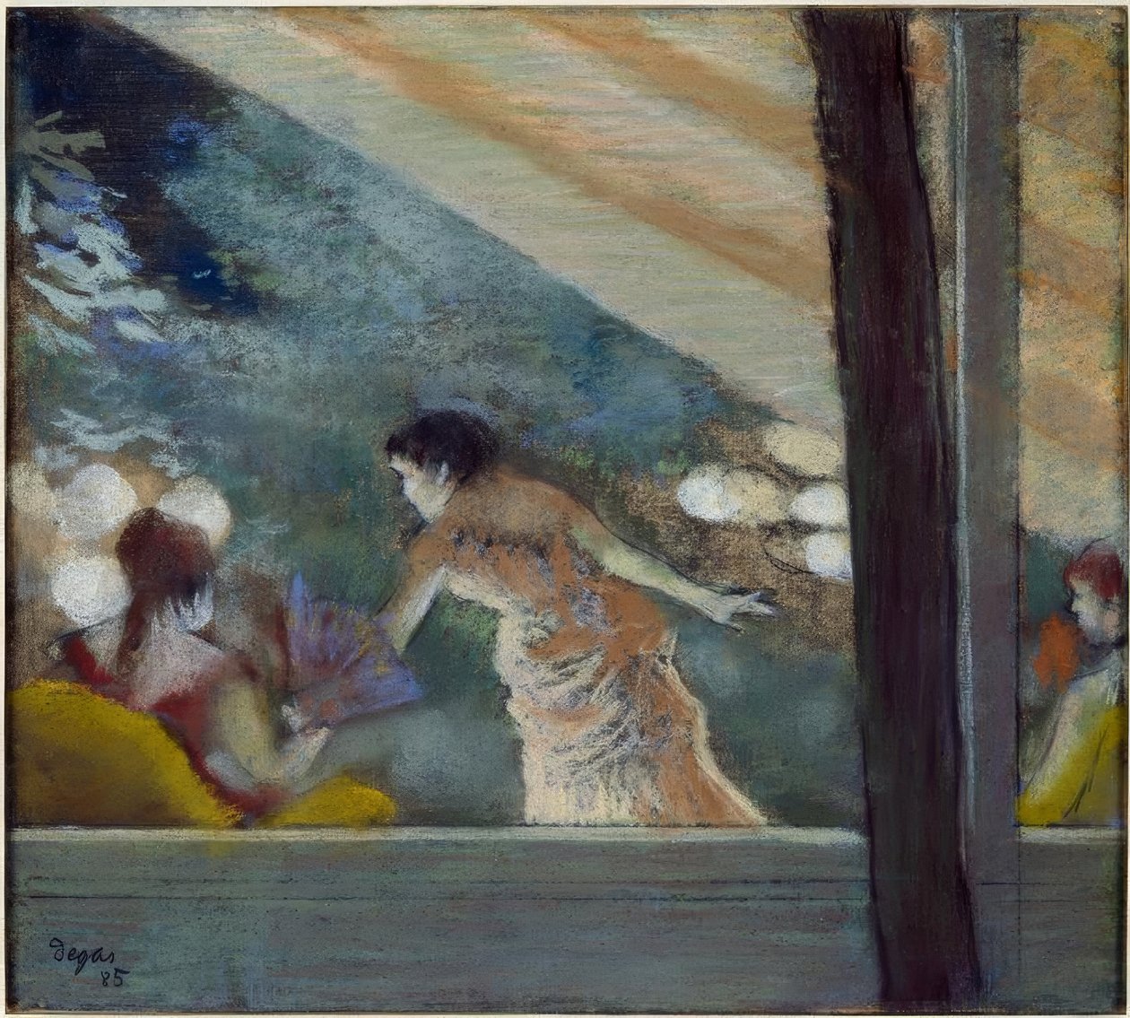 Kafékonserten til ambassadørene av Edgar Degas