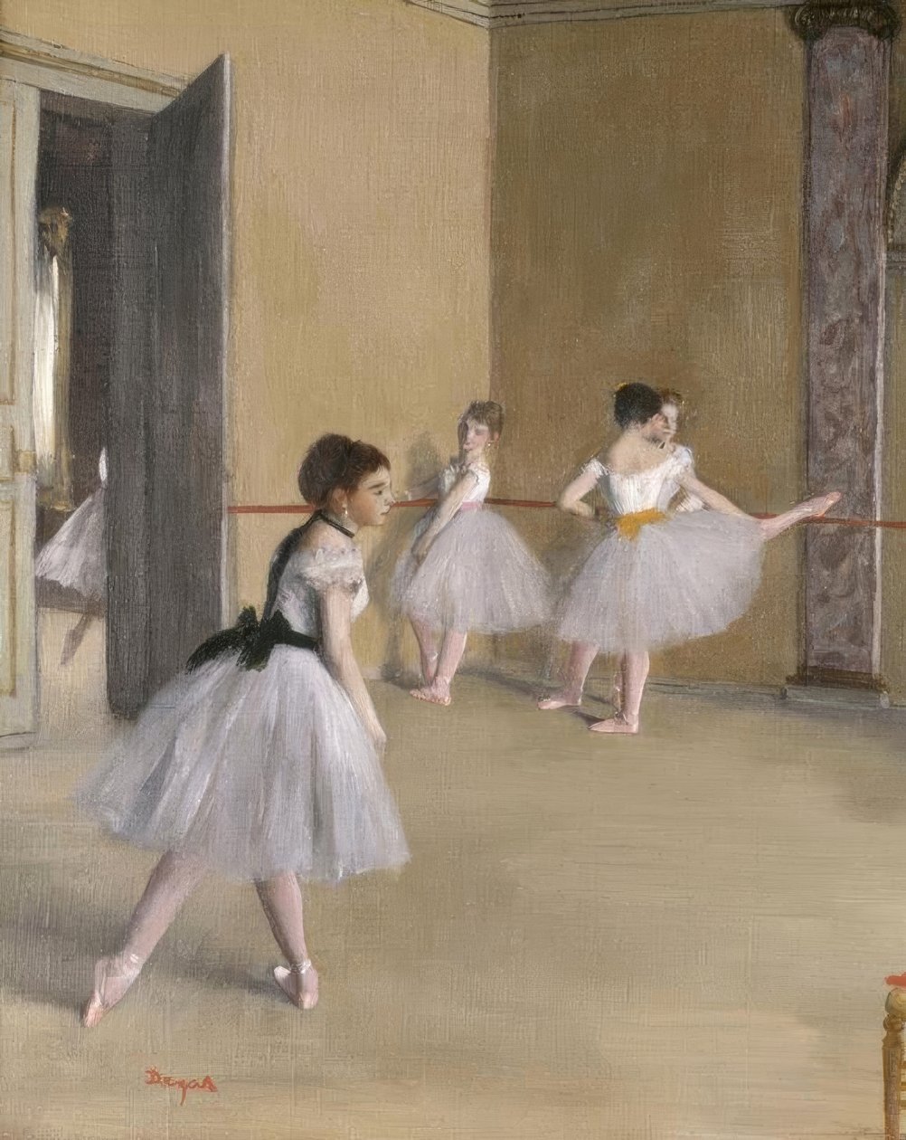 Dansesalen på Opéra på rue Le Peletier av Edgar Degas