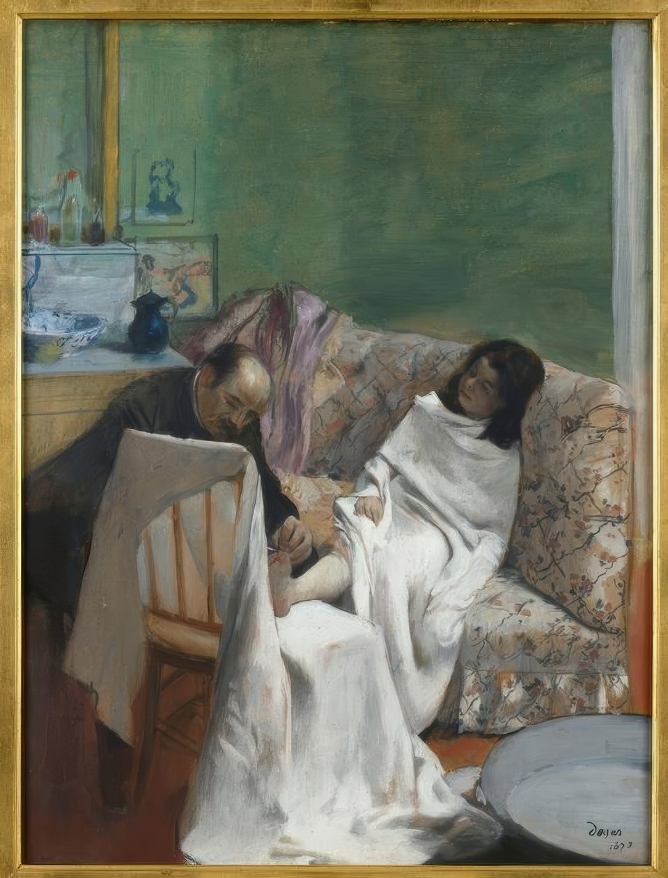 Pedikyren av Edgar Degas