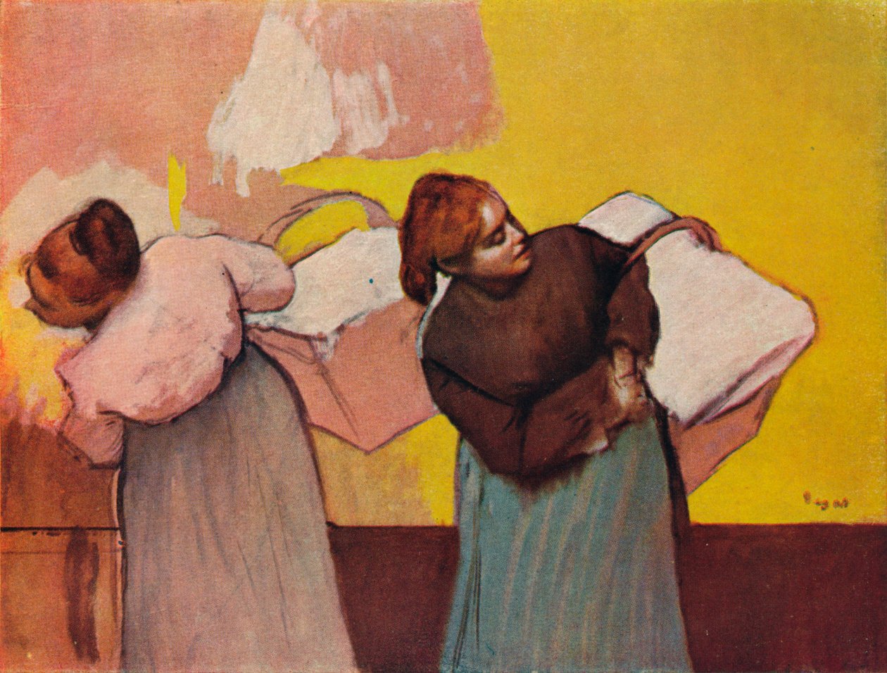 The Washerwomen, c1878 av Edgar Degas