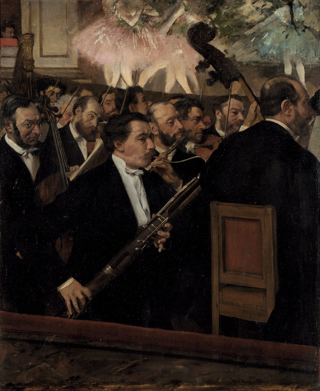 Operorkesteret av Edgar Degas