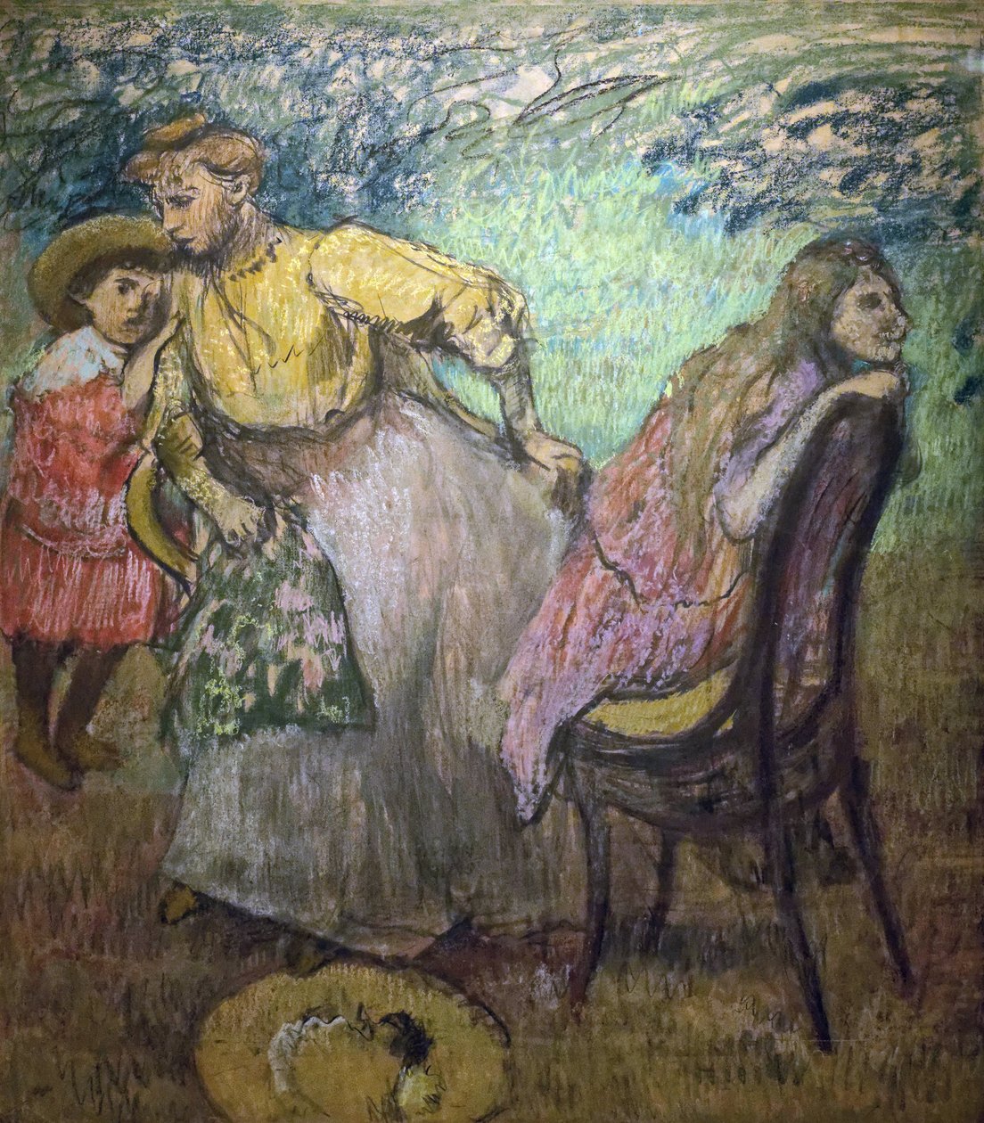 Madame Alexis Rouart og hennes barn (ca. 1905). Edgar Degas (1834–1917). Pastell og kull på kalkeringspapir, fullt trukket på papp. Musée des Beaux-Arts de la Ville de Paris, Petite Palais. av Edgar Degas