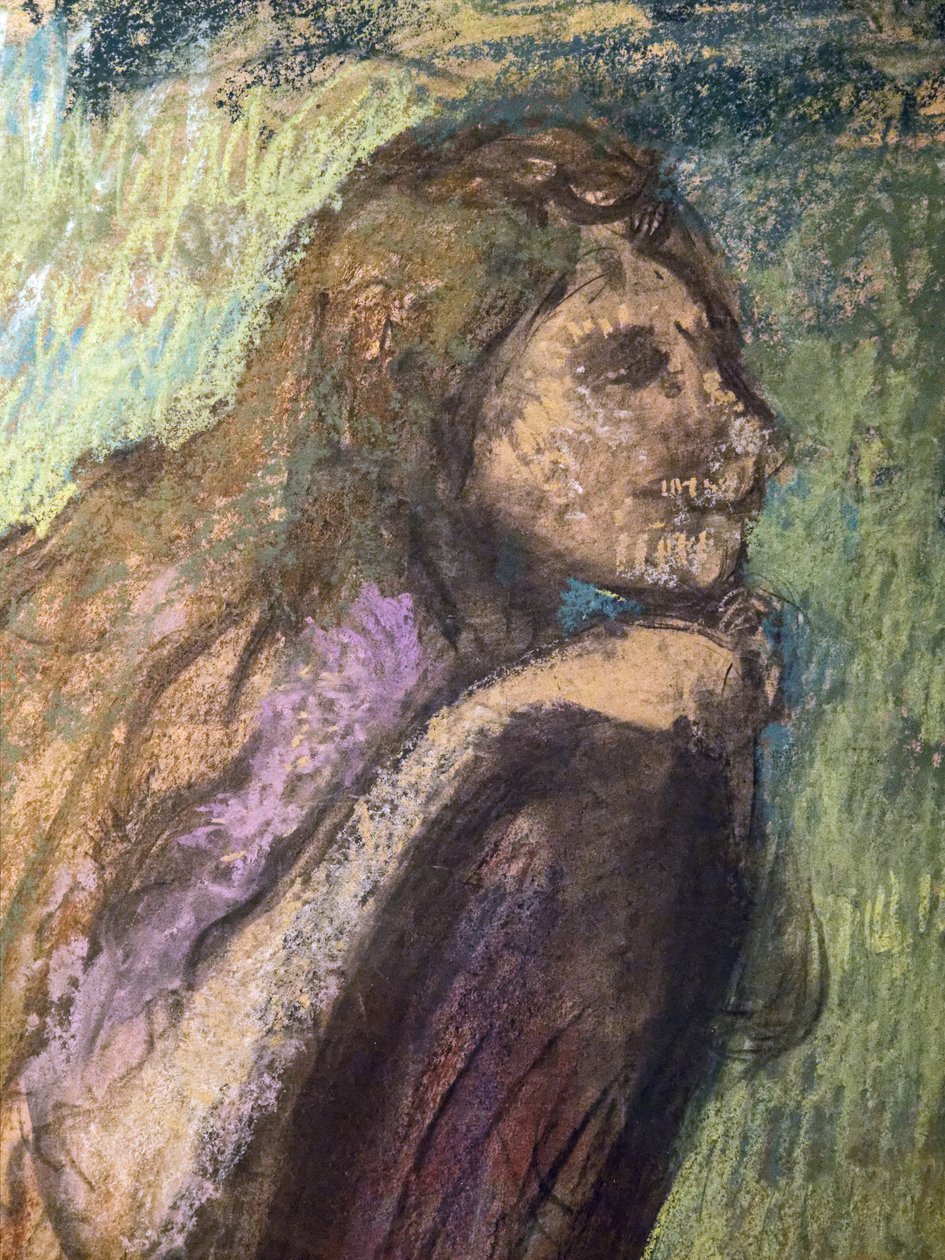Madame Alexis Rouart og hennes barn (detalj) (ca. 1905). Edgar Degas (1834–1917). Pastell og kull på kalkeringspapir, fullt montert på papp. Musée des Beaux-Arts de la Ville de Paris, Petite Palais. av Edgar Degas