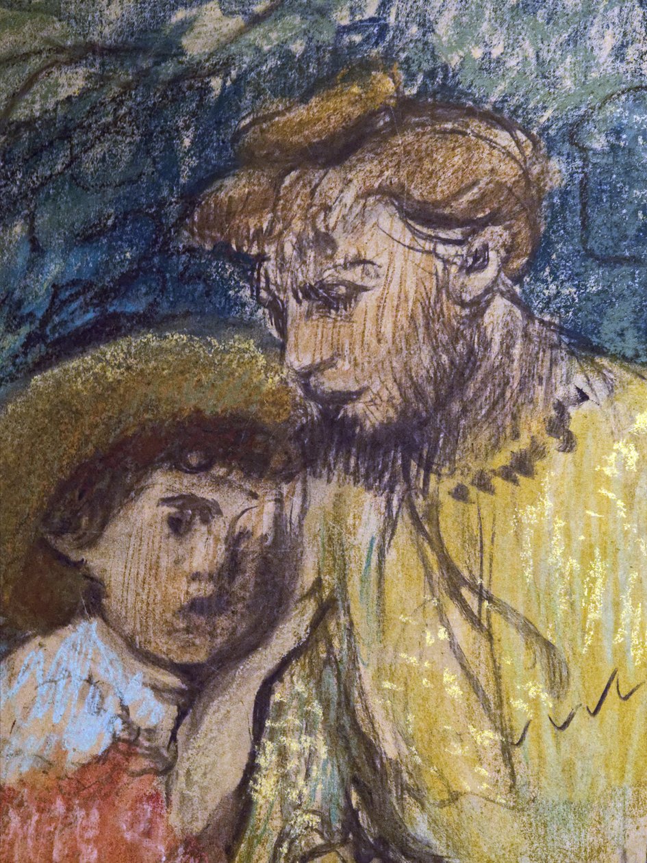 Madame Alexis Rouart og hennes barn (detalj) (ca. 1905). Edgar Degas (1834–1917). Pastell og kull på kalkeringspapir, fullt montert på papp. Musée des Beaux-Arts de la Ville de Paris, Petite Palais. av Edgar Degas