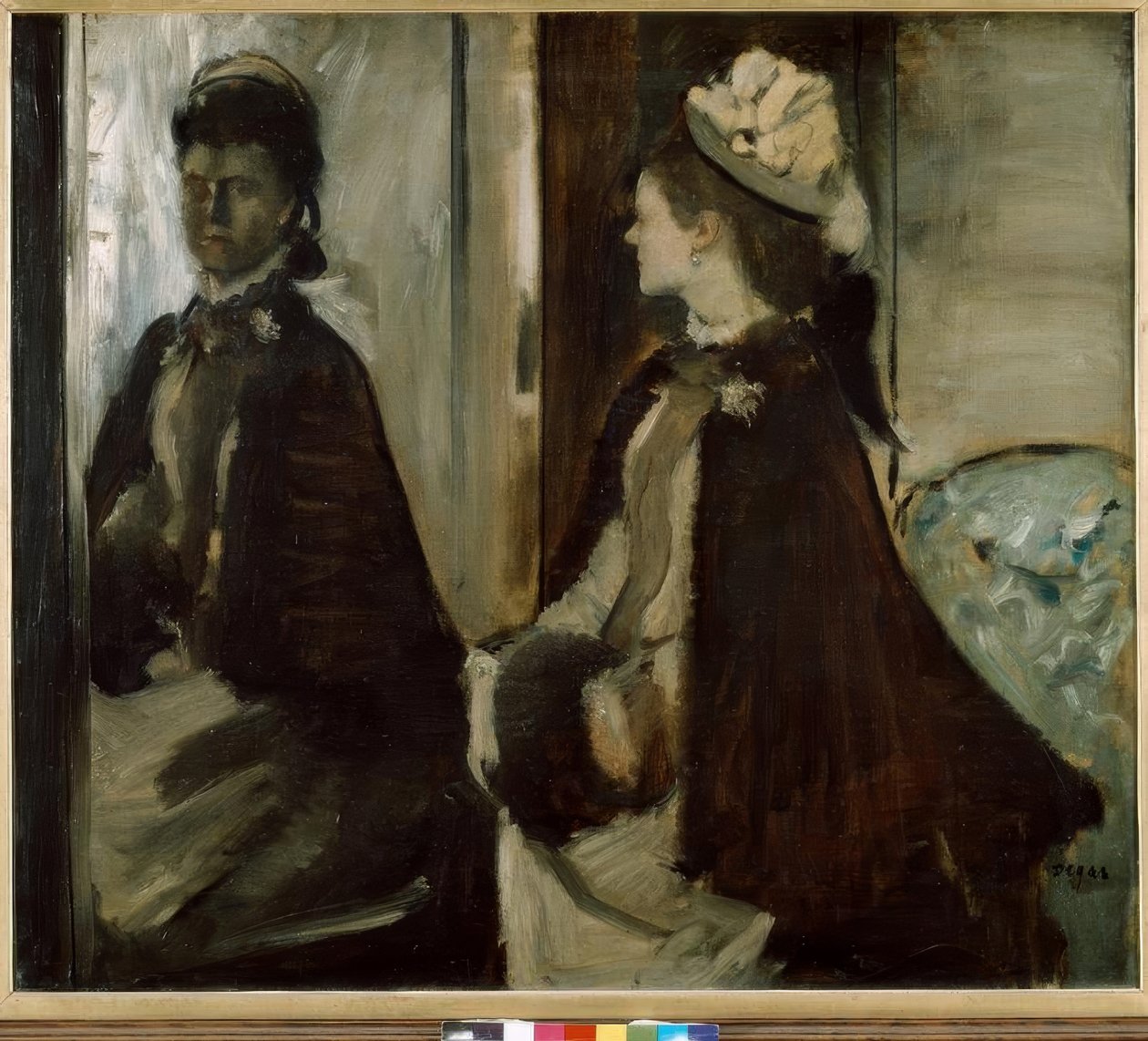Madame Jeantaud ved speilet av Edgar Degas