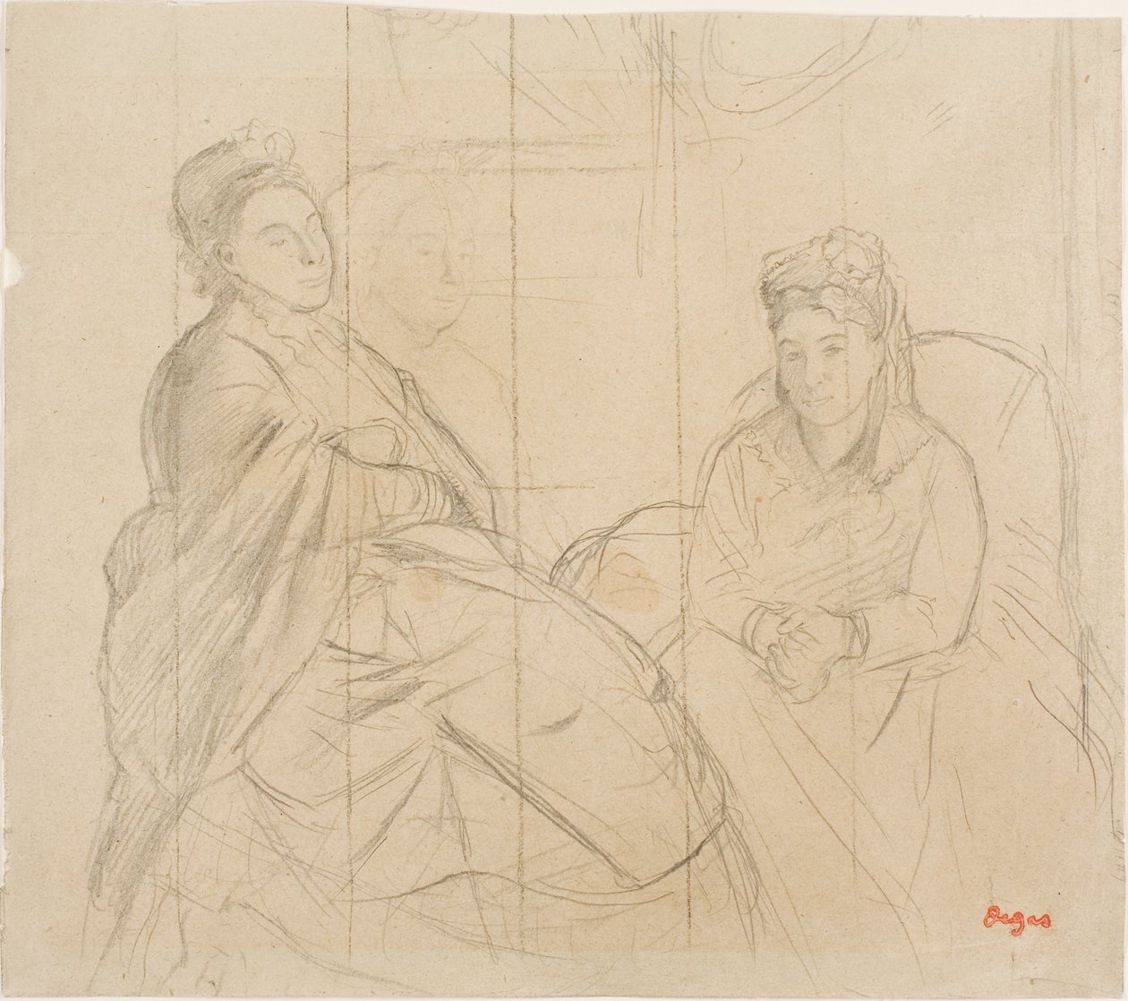Madame Lisle og Madame Loubens av Edgar Degas