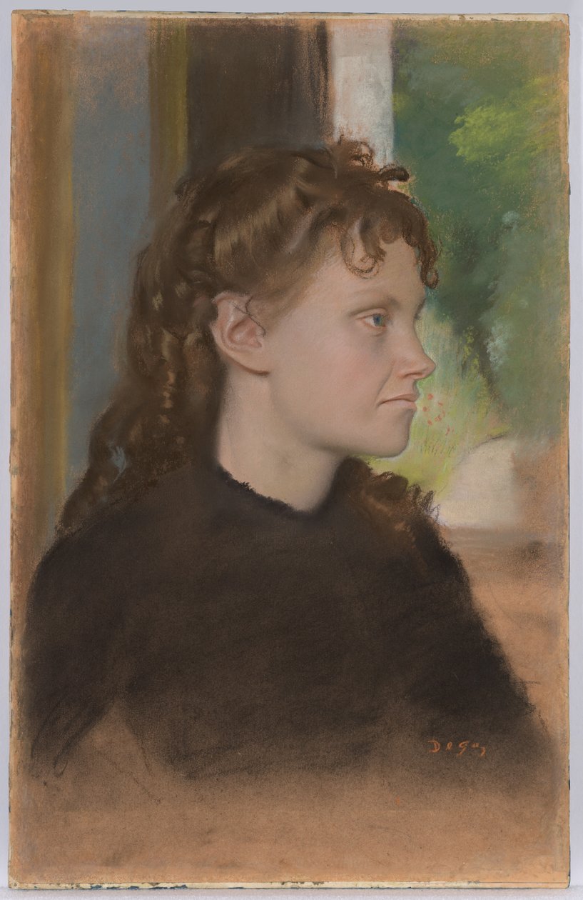 Madame Théodore Gobillard (Yves Morisot) av Edgar Degas