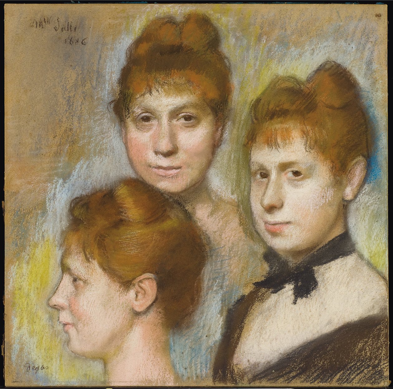 Frøken Hall, 1886 av Edgar Degas