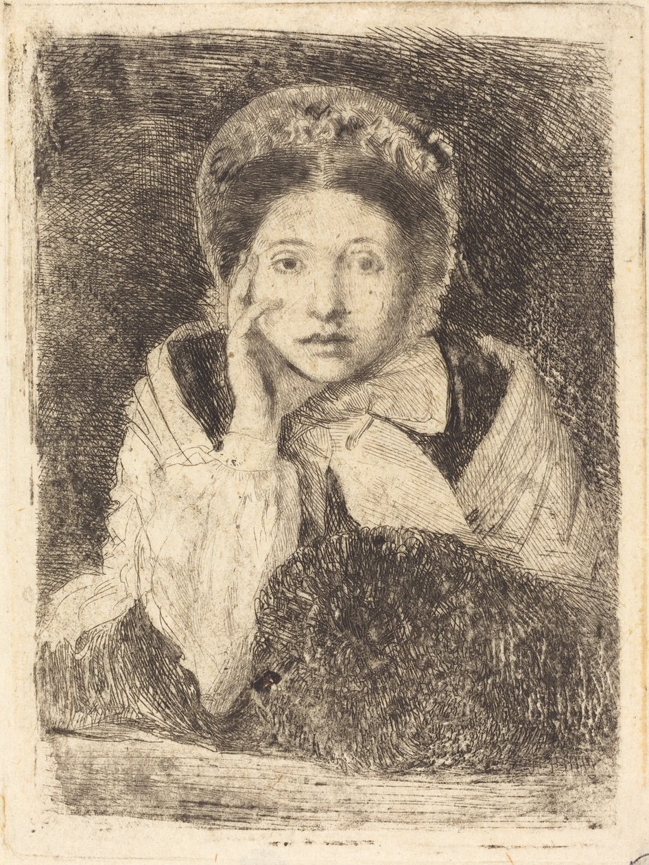 Marguerite De Gas, kunstnerens søster av Edgar Degas