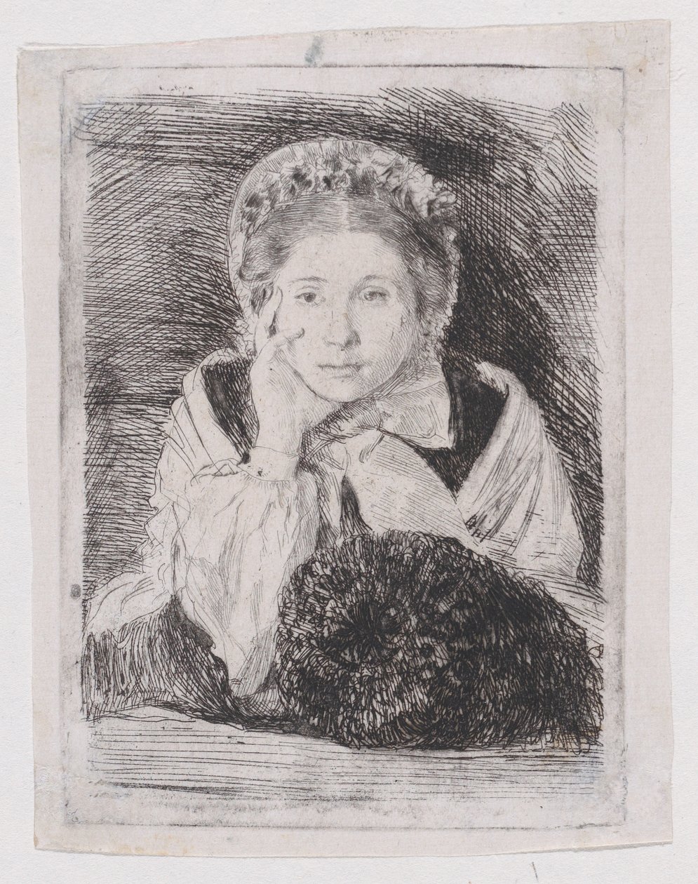 Marguerite De Gas, kunstnerens søster av Edgar Degas