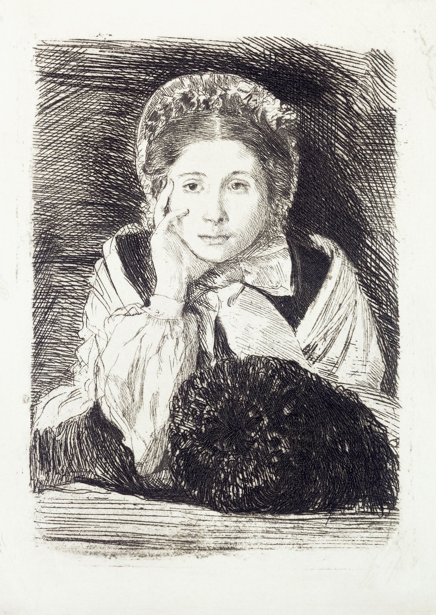 Marguerite, ca. 1860-62 av Edgar Degas